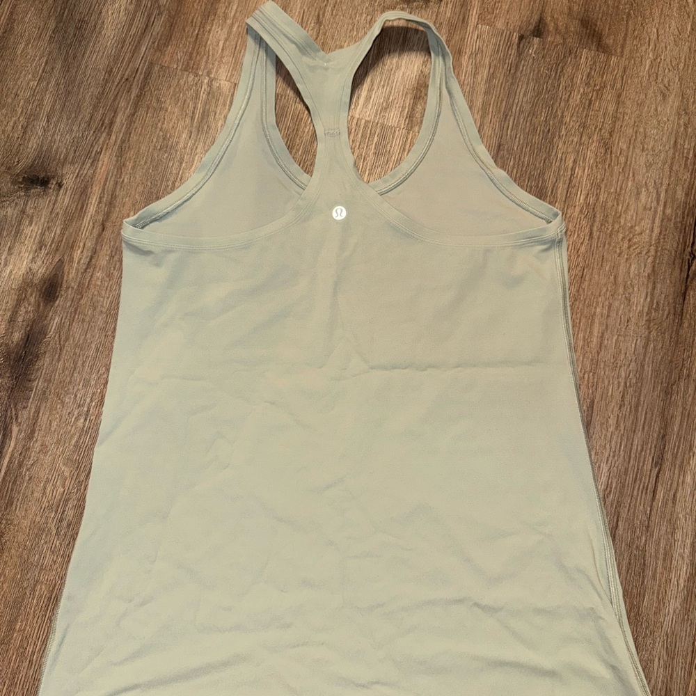 lululemon athletica Women's light green tanktop